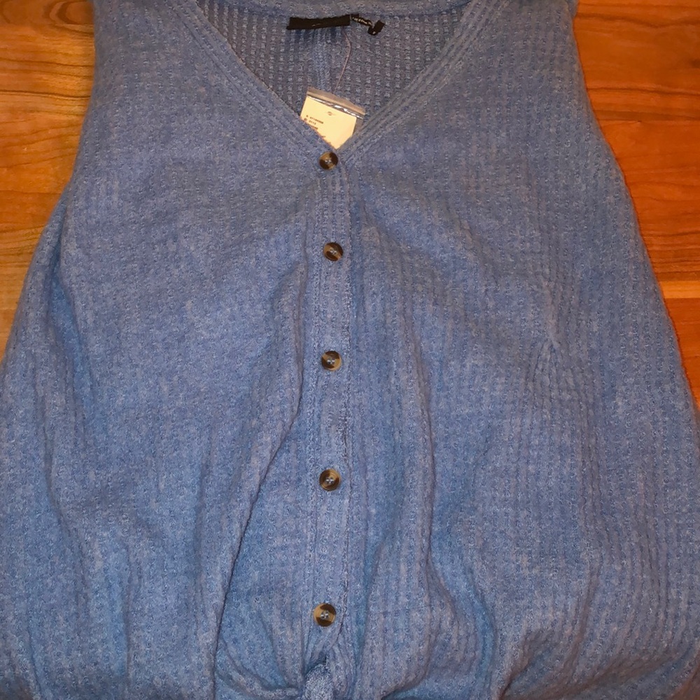 Long sleeve thermal button up